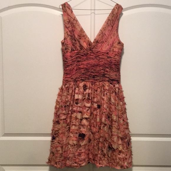 Rickie Freeman Silk Cocktail Dress - Picture 2 of 4